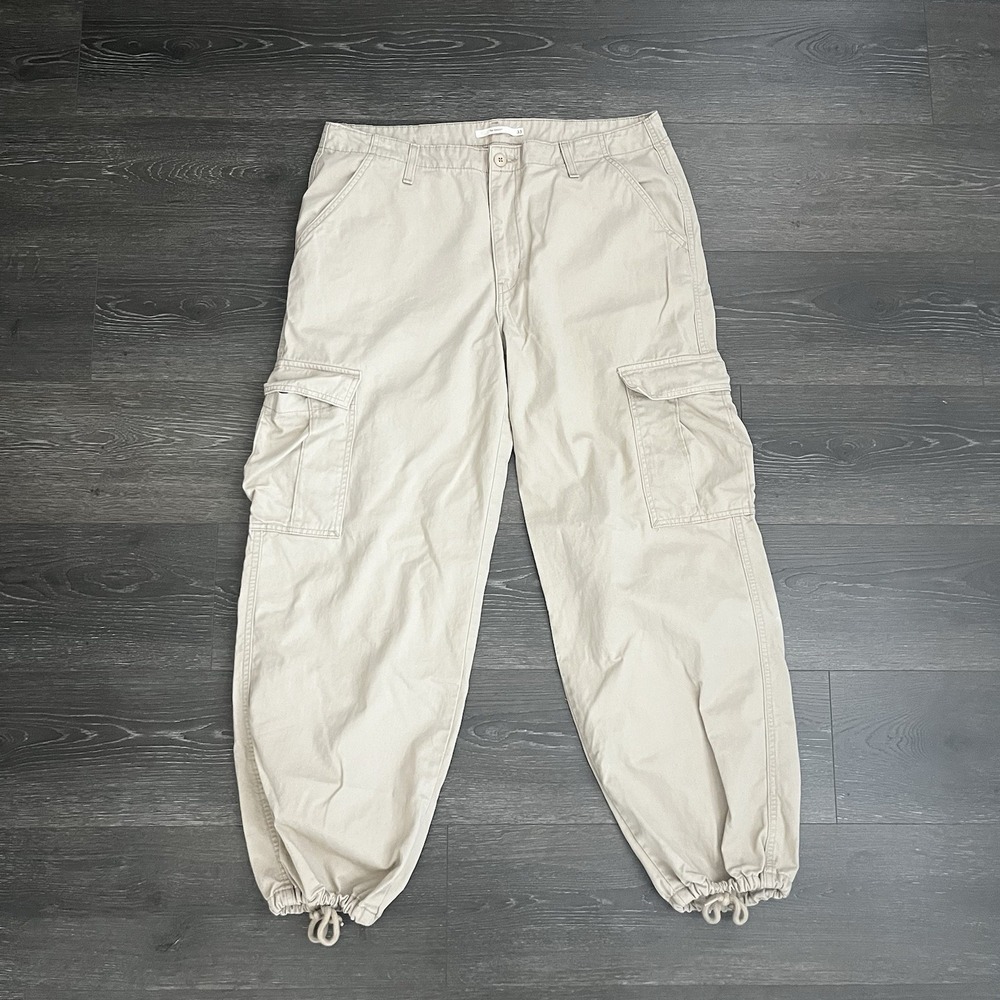 Levi's Light Beige Cargo Jogger Pants